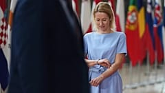 Kaja Kallas, la plus haute diplomate de l'UE, lors du Conseil européen de la semaine dernière à Bruxelles.