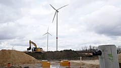 Aerogeneradores en Budy MSzczonowskie 21 de febrero de 2022