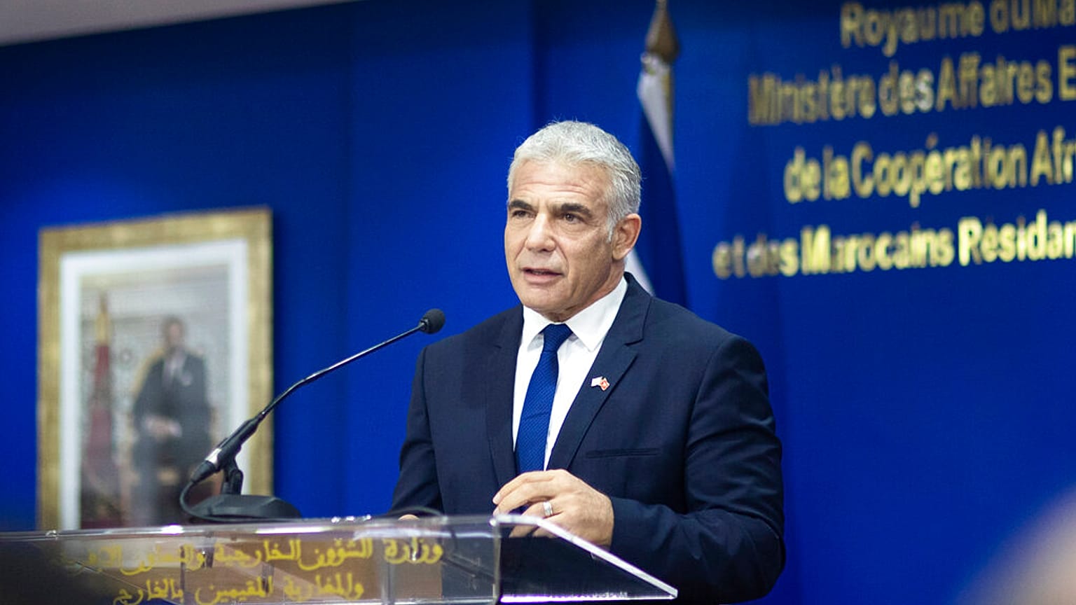 زعيم المعارضة الإسرائيلية يائير لبيد