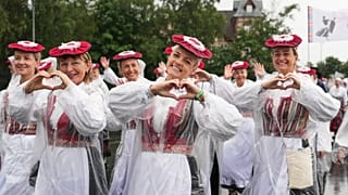 Spread love: Thousands attended the 'Iseoma' Song and Dance celebration