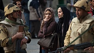 جنود من الجيش المصري، مصر، يوم الاثنين 7 فبراير/شباط 2011.  