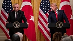 رجب طیب اردوغان، رئیس‌جمهوری ترکیه و دونالد ترامپ، رئیس‌جمهوری آمریکا