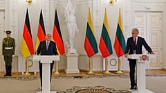 Bundespräsident Steinmeier und der litauische Präsident Nausėda.