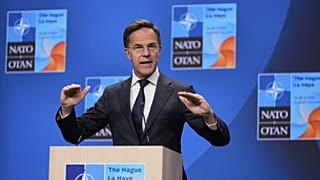 Mark Rutte főtitkár a hágai NATO-csúcson