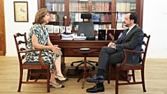 Μαρία Άνχελα Ολγκίν και Νίκος Χριστοδουλίδης