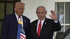 Benjamin Netanjahu áprilisi látogatásán Donald Trumpnál a Fehér Házban