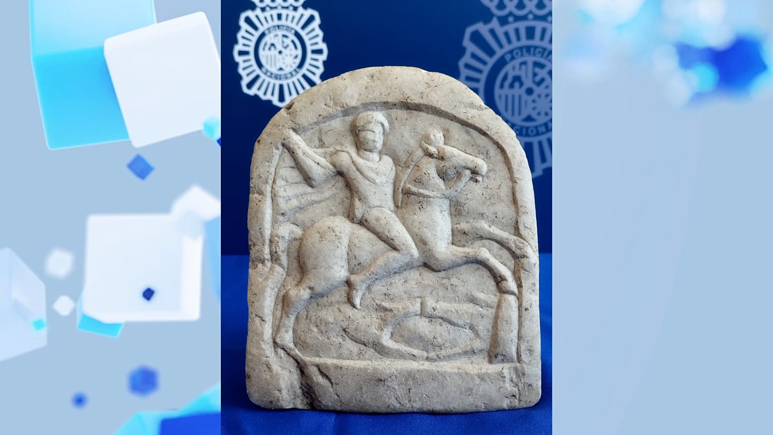 La estela funeraria robada de Bulgaria ha sido hallada en España.