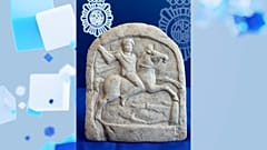 La estela funeraria robada de Bulgaria ha sido hallada en España.