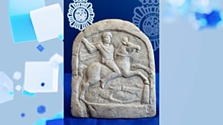 La estela funeraria robada de Bulgaria ha sido hallada en España.