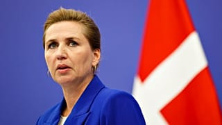 Mette Frederiksen spoke in the European Parliament on Tuesday.