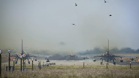Fotónk illusztráció: a Bundeswehr Tornado vadászgépei németországi hadgyakorlaton