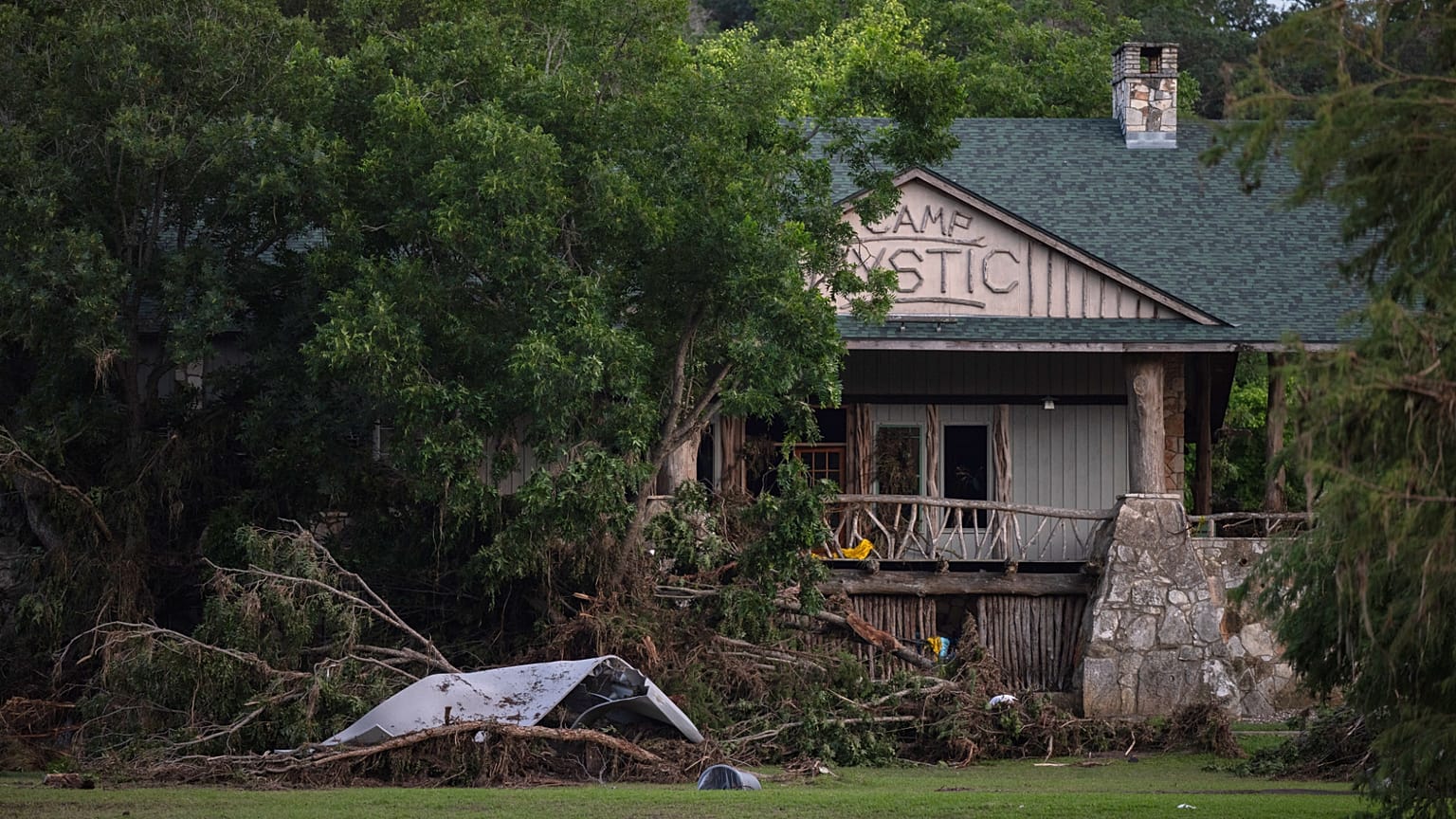 Camp Mystic visto el lunes 7 de julio de 2025 en Hunt, Texas