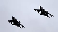 Tornado combat aircraft of the German air force's reconnaissance squadron 51 pictured at the air base in Jagel, 1 December, 2015