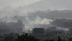 Foto del incendio cerca de Marsella, Francia, el 8 de julio de 2025.