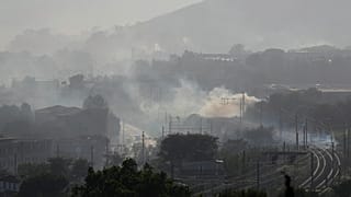 Foto del incendio cerca de Marsella, Francia, el 8 de julio de 2025.
