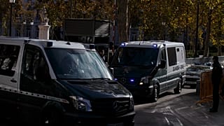 Foto de archivo de vehículos de la Guardia Civil española.