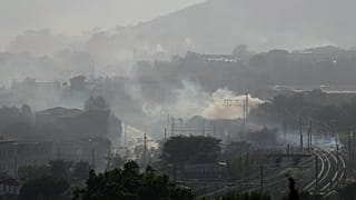 Air and rail traffic has been disrupted by the fires around Marseille.