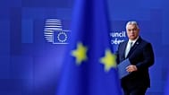Hungary's Prime Minister Viktor Orban arrives for an EU summit at the European Council building in Brussels, Thursday, June 26, 2025. (AP Photo/Omar Havana)