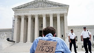 مبنى المحكمة العليا الأمريكية في واشنطن، الخميس 29 حزيران/يونيو 2023.