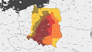 Alertes météorologiques, Pologne