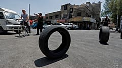 قوات الأمن السورية تغلق الطريق المؤدي إلى كنيسة مار الياس في الدويلعة