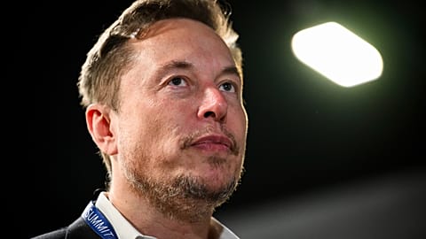 Tesla and SpaceX's CEO Elon Musk attends the first plenary session on of the AI Safety Summit at Bletchley Park, on Wednesday, Nov. 1, 2023 in Bletchley, England.
