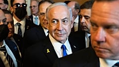 Il primo ministro israeliano Netanyahu al Campidoglio di Washington (9 luglio 2025)