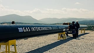 Ο διασυνδετήριος αγωγός φυσικού αερίου Ελλάδας - Βόρειας Μακεδονίας