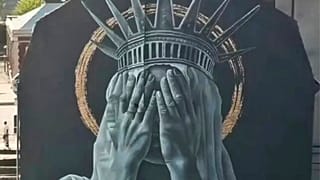La nueva obra de arte de la Dama de la Libertad de Francia se hace viral 