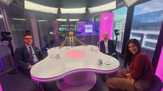 Alessio Dell'Anna con Fabio Fantozzi, Eleonora Vasques e Paolo Tani.