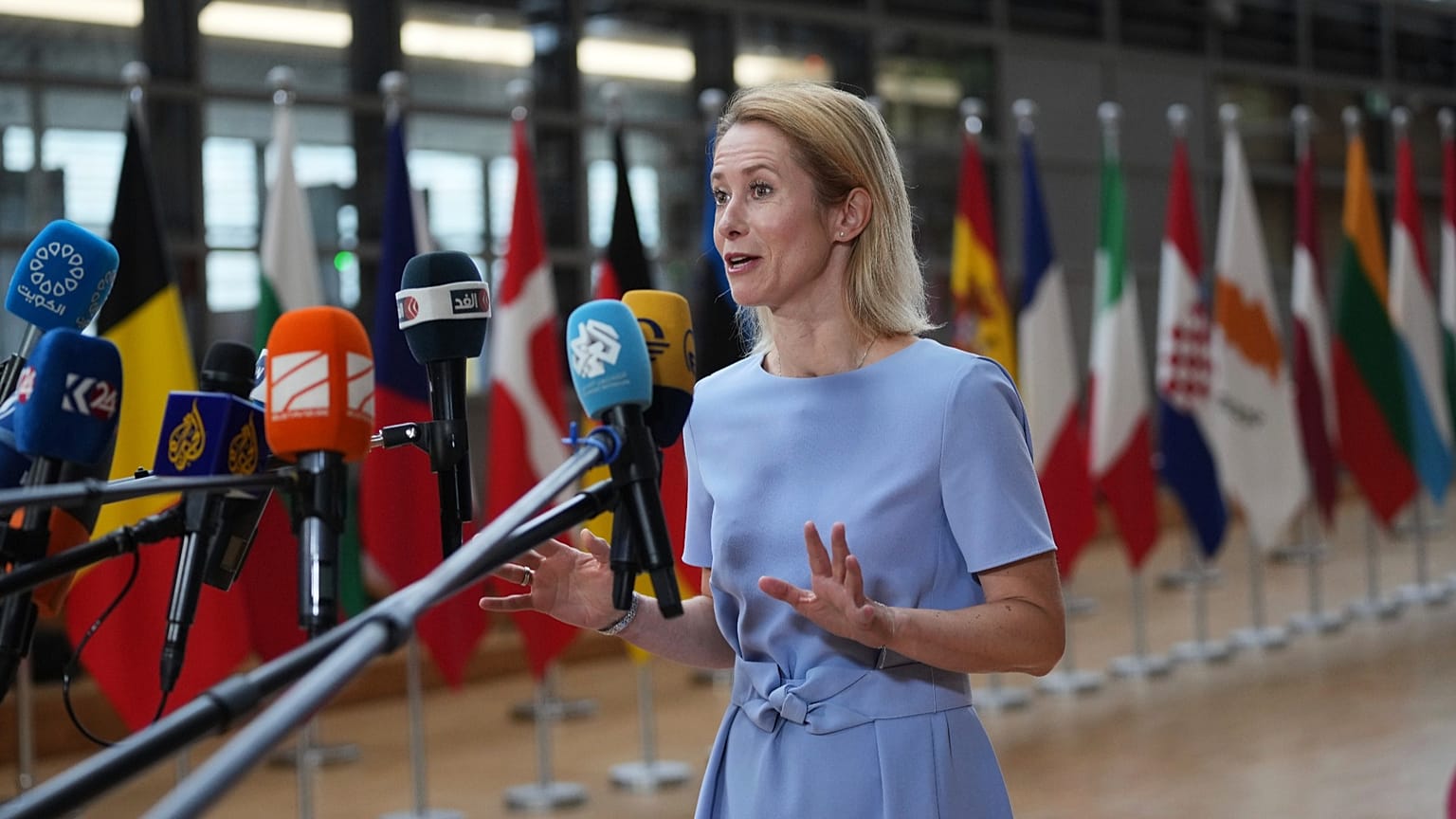 Kaja Kallas na czerwcowym szczycie Rady Europejskiej 