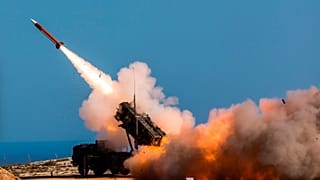 German soldiers fire the Patriot weapons system at the NATO Missile Firing Installation in Greece, 8 November, 2017