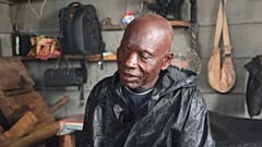 Kongo-Brazzaville'de bir çiftçi.