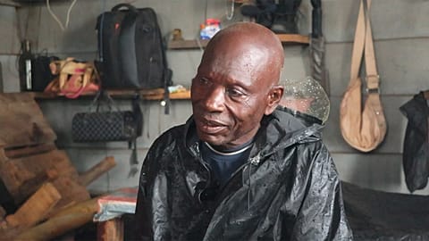 Alphonse Badianga, agricultor de Louvakou, Niari, Congo-Brazzaville.