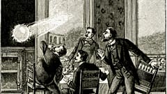 1901 yılına ait bir yıldırım topu tasviri.