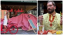 A londoni Hide étterem a Hedonism borbolttal, és Jevgenyij Csicsvarkin disszidens, a tulajdonos