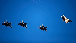 Aviões israelitas F-15