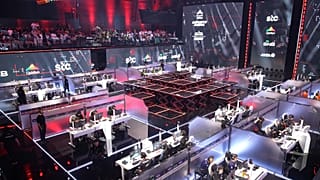 Η κεντρική αίθουσα στο Παγκόσμιο Κύπελλο Esports στο Boulevard City, Ριάντ, Σαουδική Αραβία, 13 Ιουλίου 2025