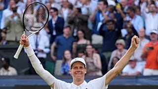 Primeiro triunfo de Sinner em Wimbledon