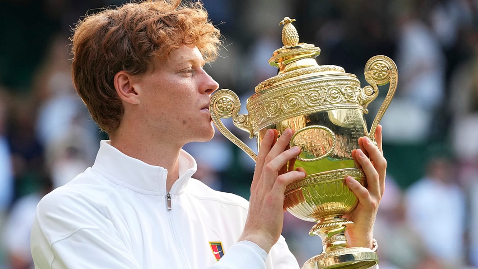 Il tenista Jannik Sinner vince Wimbledon, 13 luglio 2025