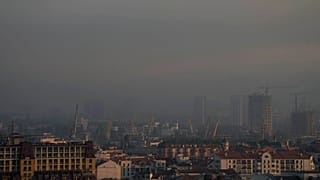 Füst Kijev felett egy orosz légitámadás után