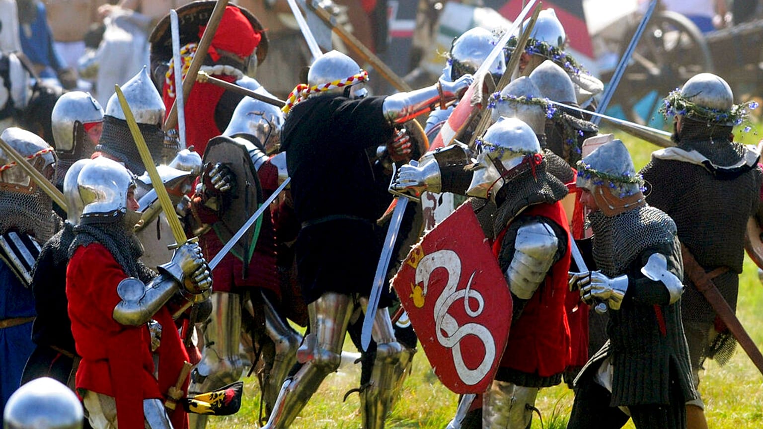 Αναπαράσταση της μάχης του Γκρούνβαλντ