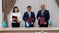 Representatives of Azerenerji (Azerbaijan), National Electric Grids of Uzbekistan, and KEGOC (Kazakhstan) 