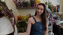 Fashion designer Caroline Zimbalist poses in her studio on Friday, June 6, 2025, in the Queens borough of New York. 