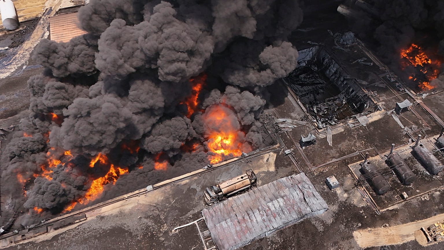 Refinería de petróleo cerca de Erbil, Irak, el jueves 13 de junio de 2024