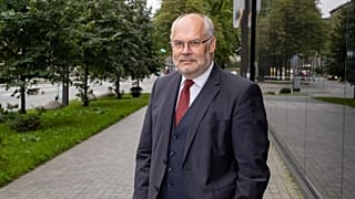 Estonia's President Alar Karis- File Friday, Aug. 27,