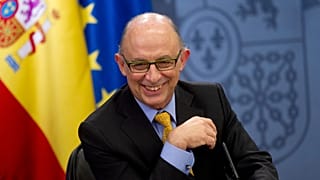 Cristóbal Montoro, en una foto de archivo, durante una conferencia en Moncloa en 2012.