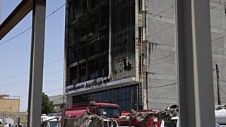 الحريق في مركز التسوق