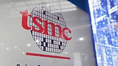 This photo shows the icon of TSMC (Taiwan Semiconductor Manufacturing Company) during the Taiwan Innotech Expo at the World Trade Center in Taipei, Taiwan, Friday, Oct. 14, 20