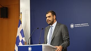 Ο Έλληνας κυβερνητικός εκπρόσωπος, Παύλος Μαρινάκης